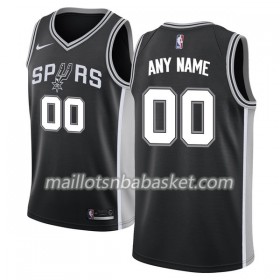 Maillot Homme San Antonio Spurs Personnalisable Nike 2017-18 Noir Swingman